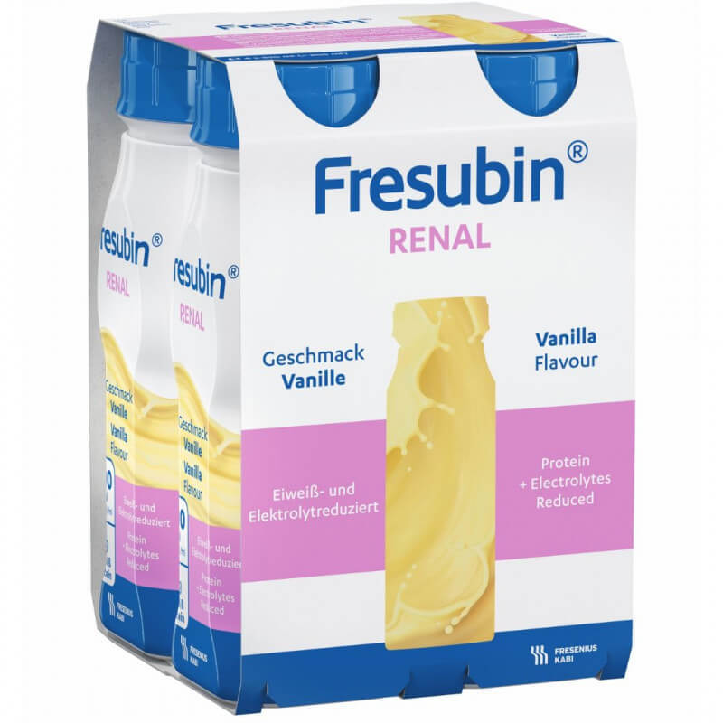 Fresubin Renal băutură nutritivă cu aromă de vanilie, 4 x 200 ml, Fresenius Kabi