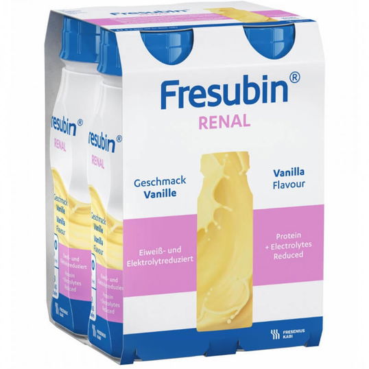 Fresubin Renal băutură nutritivă cu aromă de vanilie, 4 x 200 ml, Fresenius Kabi