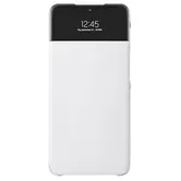 Protectie Smart S View Wallet Samsung EF-EA326PWEGEE pentru Samsung Galaxy A32 5G (Alb)