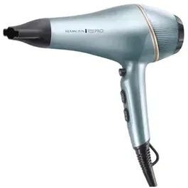 Uscator de par Remington Shine Therapy PRO AC9300, 2200 W, Generator Ioni (Albastru)