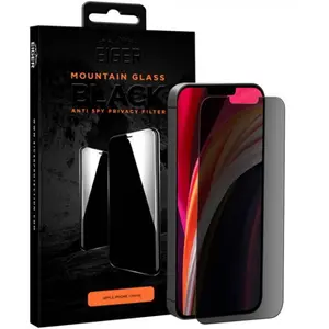 Folie Protectie Sticla Eiger 2.5D EGMSP00144 pentru iPhone 12 Mini (Negru)