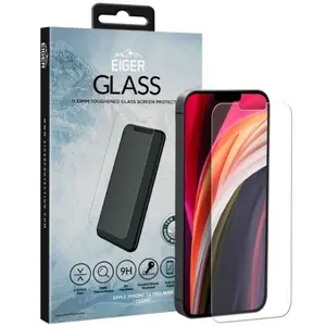 Folie Protectie Sticla Temperata Eiger 2.5D EGSP00626 pentru iPhone 12 Pro Max (Transparent)