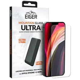 Folie Protectie Sticla Eiger 2.5D EGMSP00154 pentru iPhone 12 Mini (Transparent)