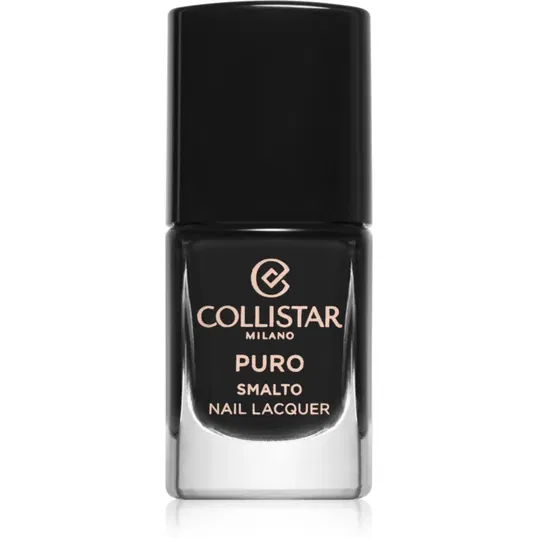 Collistar Puro Long-Lasting Nail Lacquer lac de unghii cu rezistenta indelungata culoare 313 Nero Intenso 10 ml