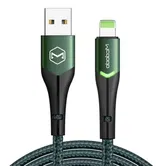 Cablu de date Mcdodo Magnificence Series CA-7844, Lightning, 1.8 m, LED indicator (Verde)