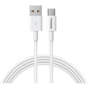 Cablu de date Mcdodo Element Series CA-6380, USB Type-C - USB 3.0, 5 A, 1 m (Alb)