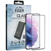 Folie Protectie Sticla Temperata Eiger 3D Case Friendly EGSP00698 pentru Samsung Galaxy S21 Plus (Transparent/Negru)
