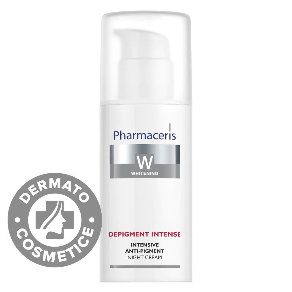 Crema de noapte anti-pigment cu efect de iluminare W, 50ml, Pharmaceris