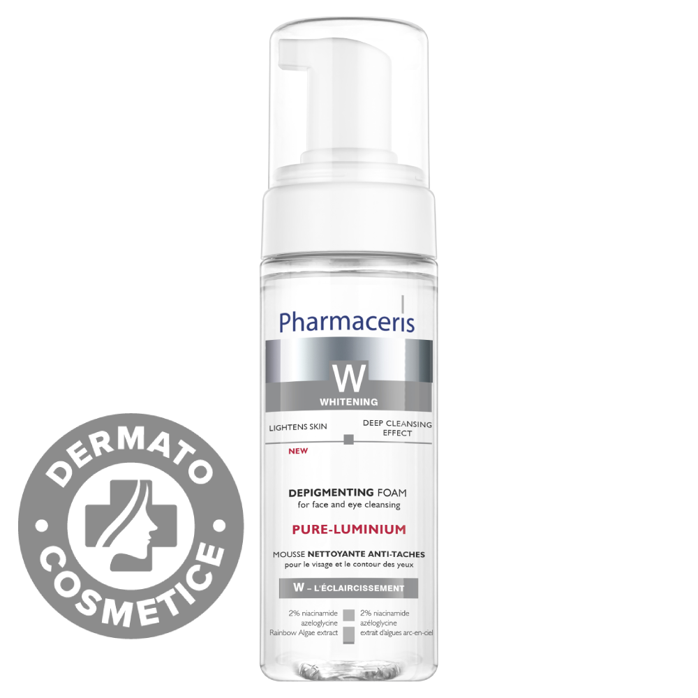 Spuma de curatare pentru fata si ochi W, 150ml, Pharmaceris