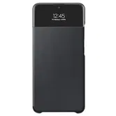 Protectie Spate Samsung Smart S View Wallet EF-EA325PBEGEE pentru Samsung Galaxy A32 (Negru)