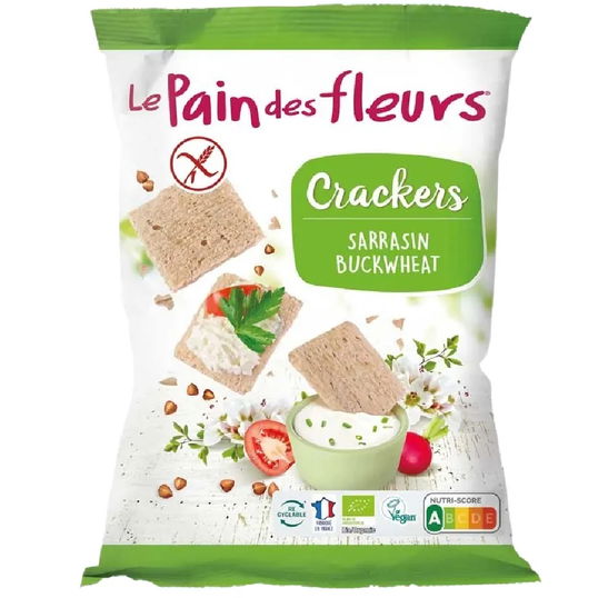 Crackers ecologici cu hrisca fara gluten, 75g, Le Pain des Fleurs