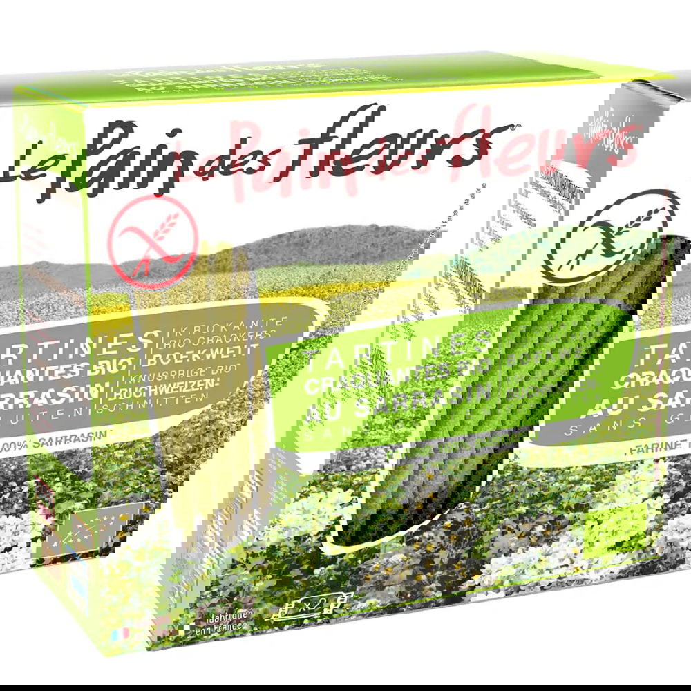 Turte crocante ecologice cu hrisca fara gluten, 150g, Le Pain des Fleurs