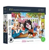 Puzzle Prietenia catelusilor, Trefl Uft 1000