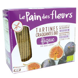 Turte crocante ecologice cu smochine fara gluten, 150g, Le Pain des Fleurs