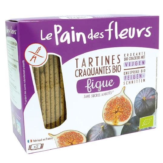 Turte crocante ecologice cu smochine fara gluten, 150g, Le Pain des Fleurs