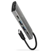 Hub USB Axagon HMC-5G2, 2 x USB-A, 2 x USB-C, HDMI (Gri)