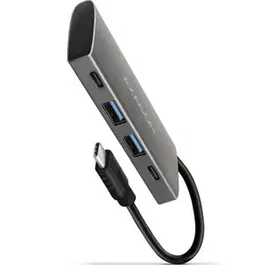 Hub USB Axagon HMC-4G2, 2 x USB-A, 2 x USB-C (Gri)