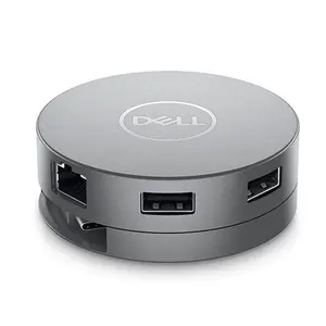 Docking Station Dell DA310, interfata USB-C, porturi : 2 x USB 3.1 type A, 1 x USB 3.1 (type C, HDMI, VGA, DisplayPort, LAN (Gri)