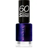 Rimmel 60 Seconds Super Shine lac de unghii culoare 563 Midnight Rush 8 ml