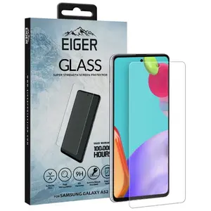 Folie Protectie Sticla Temperata Eiger EGSP00689 pentru Samsung Galaxy A52 (Transparent)