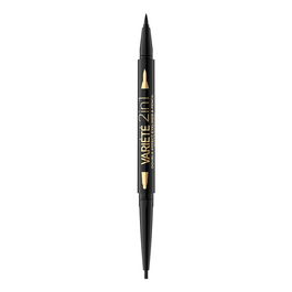 Tus de ochi Variete Double Effect 2in1 Ultra Black, 1 bucata, Eveline Cosmetics