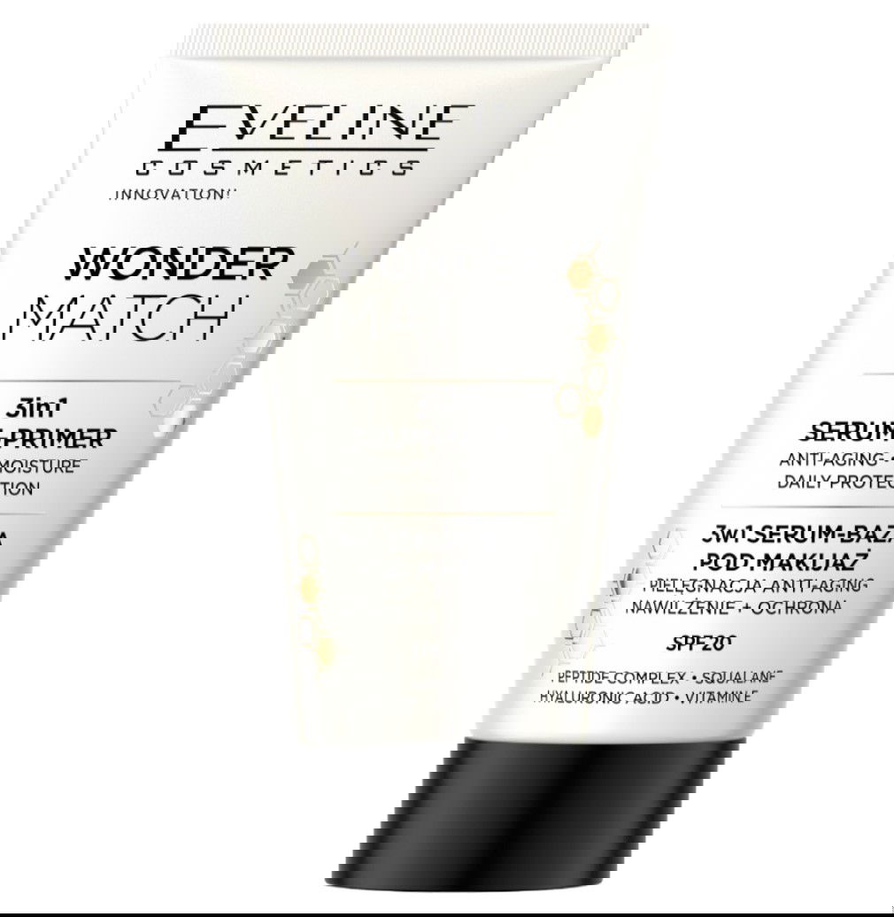 Serum-primer Wonder Match 3in1, 30ml, Eveline Cosmetics