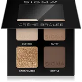 Sigma Beauty Quad paletă cu farduri de ochi culoare Crème Brûlée 4 g