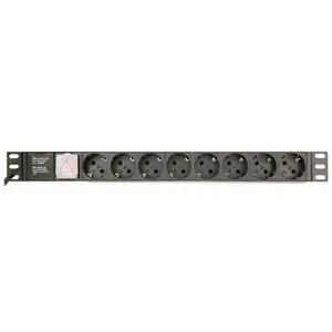 Prelungitor Gembird EG-PDU-014-C14, 8 prize, 3 m (Negru)