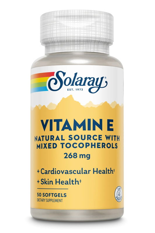 Vitamina E 400UI Solaray, 50 capsule, Secom