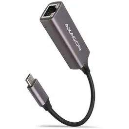 Placa de retea Axagon ADE-TRC, USB 3.2 Gen 1 Tip-C - RJ45, Gigabit (Gri)