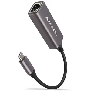 Placa de retea Axagon ADE-TRC, USB 3.2 Gen 1 Tip-C - RJ45, Gigabit (Gri)
