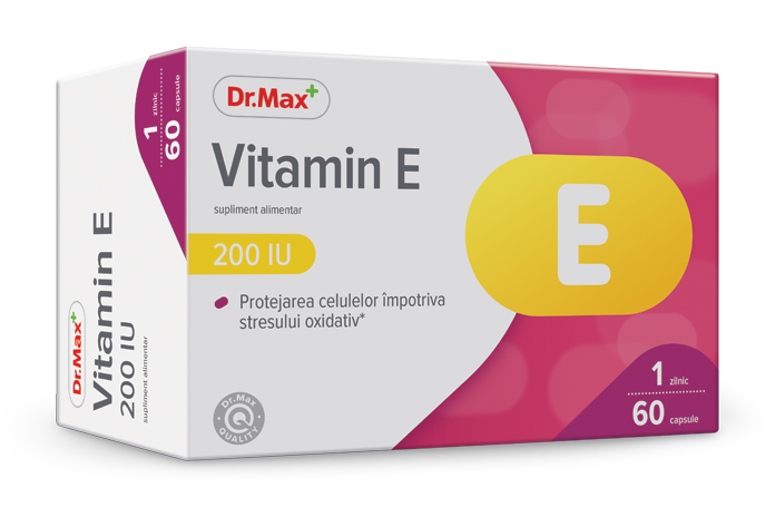 Dr. Max Vitamina E 200 UI, 60 capsule