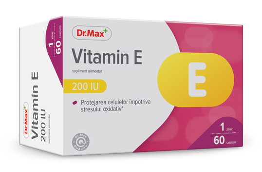 Dr. Max Vitamina E 200 UI, 60 capsule