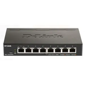Switch D-Link DGS-1100-08PV2, 8 Porturi, Gigabit, PoE