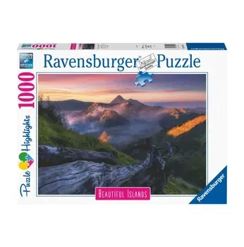 Puzzle Ravensburger - Insula Java Mount Bromo, 1000 piese