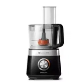 Robot de bucatarie compact Philips Viva Collection HR7530/10, 850 W, 2.1 L, 31 functii (Negru)