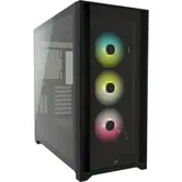 Carcasa Corsair iCUE 5000X RGB, Tempered Glass, Middle Tower (Negru)
