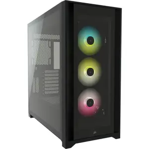 Carcasa Corsair iCUE 5000X RGB, Tempered Glass, Middle Tower (Negru)