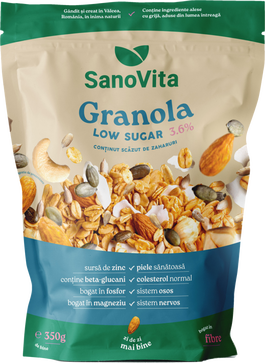 Granola Low Sugar, 350g, SanoVita