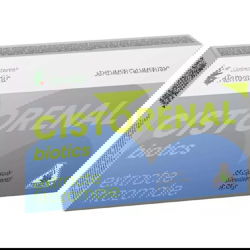 Cistorenal Biotics, 15 capsule, Laboratoarele Remedia