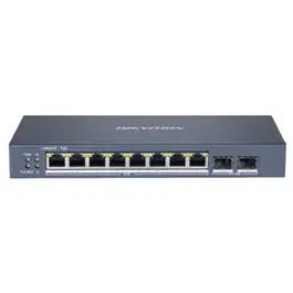 Switch Hikvision DS-3E1510P-SI, Gigabit, 8 Porturi, PoE
