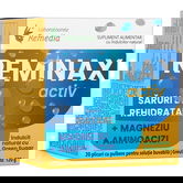 Saruri pentru rehidratare + magneziu si aminoacizi Reminax Activ, 20 plicuri, Laboratoarele Remedia