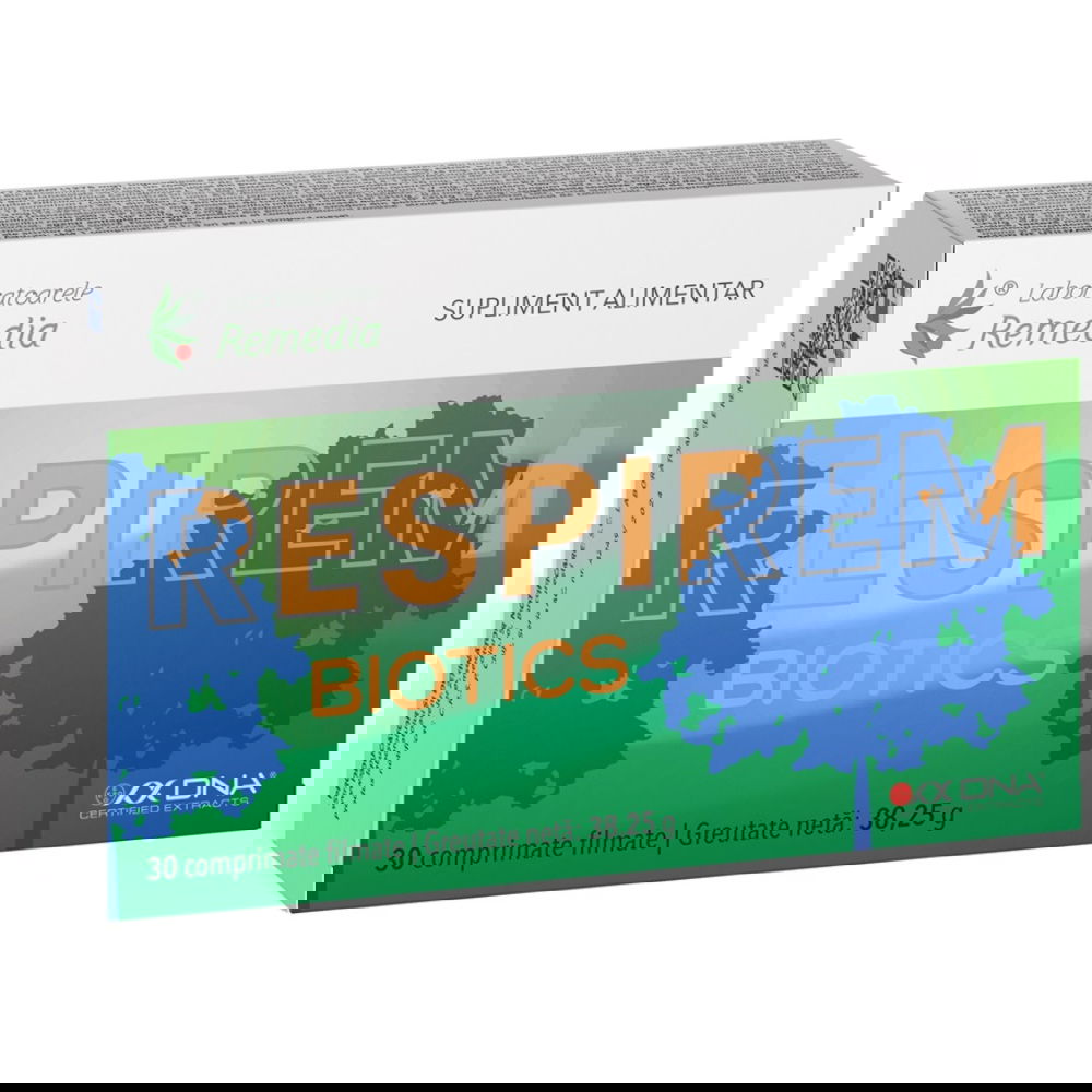 Respirem Biotics, 30 comprimate, Laboratoarele Remedia