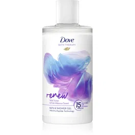 Dove Bath Therapy Renew gel de dus si baie Wild Violet & Pink Hibiscus 400 ml