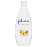 Gel de dus cu ulei de migdale si aroma de iasomie Soft & Nourish, 750ml, Johnson&Johson