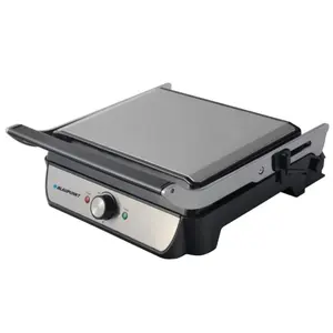 Gratar electric Blaupunkt GRS701, 2000W, Placi antiaderente (Argintiu)