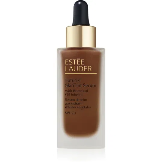 Estée Lauder Futurist SkinTint Serum Foundation With Botanical Oil Infusion SPF 20 machiaj de îngrijire SPF 20 culoare 6C1 Rich Cocoa 30 ml