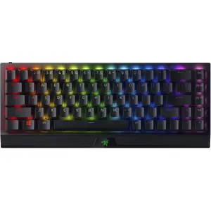 Tastatura Gaming Mecanica Razer BlackWidow V3 Mini HyperSpeed, Switchuri Razer Green, RGB LED, Wireless HyperSpeed, format 65%, Layout US (Negru)