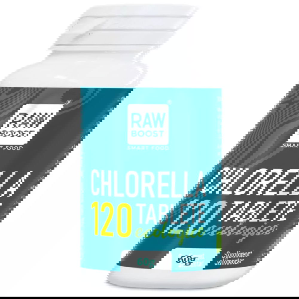 Chlorella ecologica, 120 tablete, Rawboost