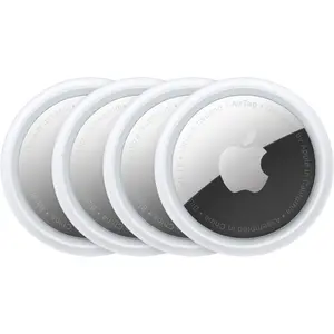 Dispozitiv De Localizare APPLE AirTag , Bluetooth, Waterproof IP67, Pack 4 (Argintiu)